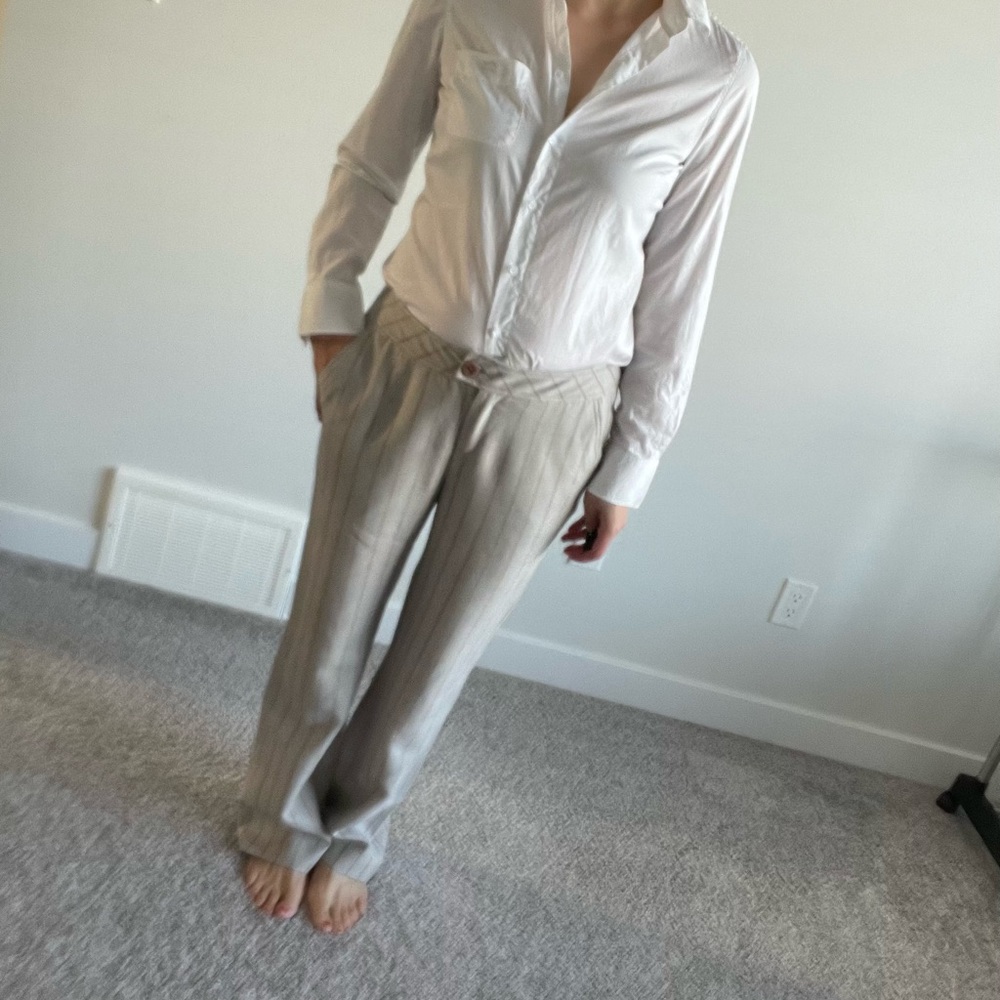 Wool pants